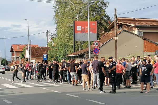 Mudrakovac, protest, Odjek.rs